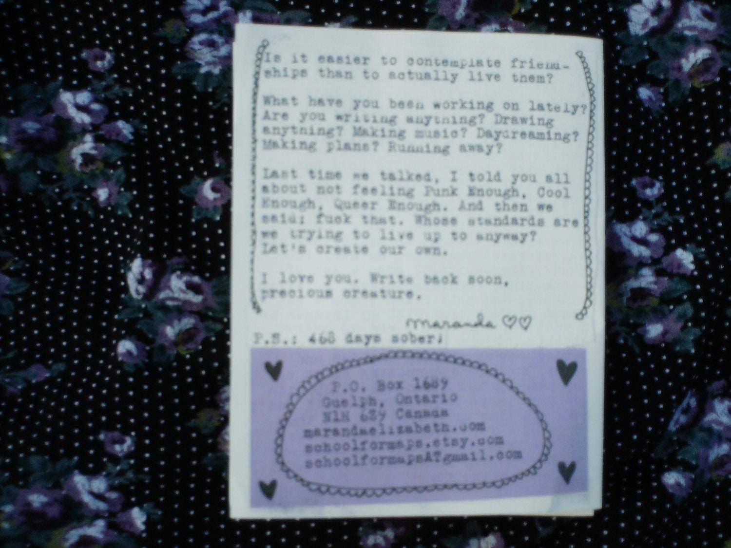 Little Acorns issue 6 - 24 hour zine thing