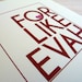 Anniversary Card - For Like Evah