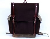 The Wayfarer Backpack in Brown Wool