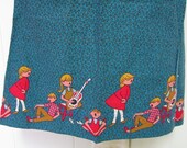 SALE kitschy vintage band apron