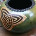 Trinity Celtic Knot Gourd Bowl