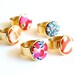 The Big Ring- 24K Gold Plated and Fully Adjustable Smooth Back