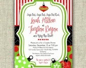 Christmas Bridal Shower Invitation Holiday Open House Retro Digital - by girls at play Etsy girlsatplay Il_170x135