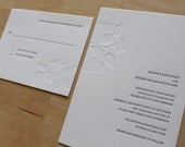 Minimalist Nature Wedding Invitation - Ivy (Sample Set)