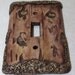 Bark of a tree light switch cover