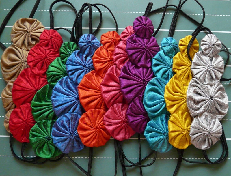 flora - silk yoyo headband (pick a color)