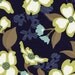 Fabric by the yard - Free Spirit - Joel Dewberry - Modern Meadow - Dogwood Bloom 100% cotton - Lake
