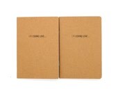 I F CKING LOVE Foil stamped Kraft Pocket Books