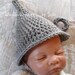 crochet newborn tin man hat photography prop wizard of oz