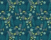 Tula Pink Prince Charming Dandelion Indigo 1 Yard