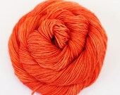 Blood Orange - Dk Sport Worsted - dyed to order