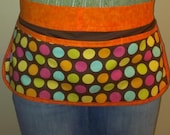 Orange and Dots Money Apron