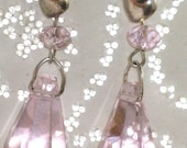 Sterling Silver crystal drop earrings