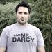 I Am Mr. Darcy- S.M.L.XL. charcoal grey - Jane Austen