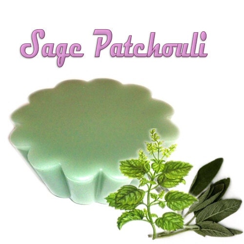 4 Sage Patchouli Wax Tart Wickless Candle Melt Herbal Citrus Scent