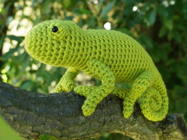 Chameleon amigurumi PDF CROCHET PATTERN