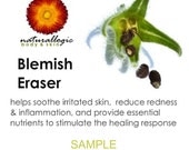 Organic Acne Spot Blemish Treatment. Holistic. Speed Healing, Reduce Inflammation, Redness, Irritation, Scarring. SAMPLE. VEGAN