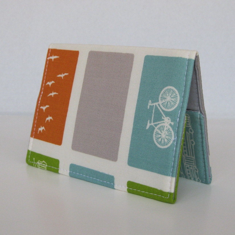 Passport Cover Case Fabric - Commute - Transporation - Airplane