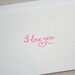 Love You Letterpress Card