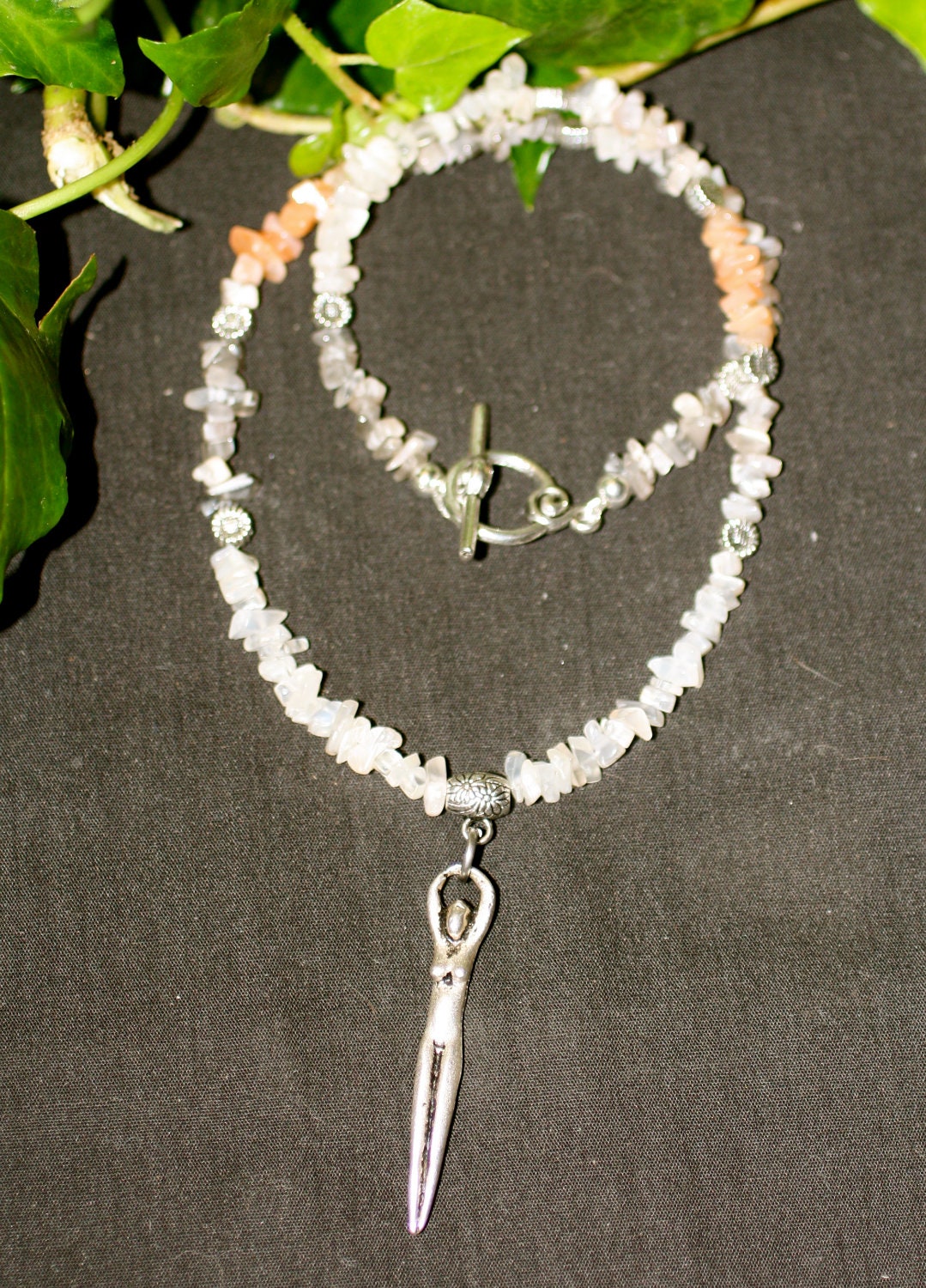 Moonstone Goddess Necklace