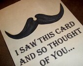 Mature Mustache Scenester Humor Crappy Gift  5x7 Greeting Card by Agorables Rulers of the Moustache Gift Card
