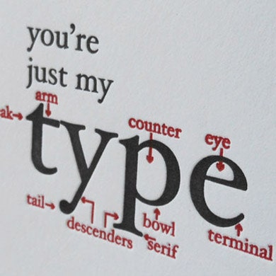 you're just my type