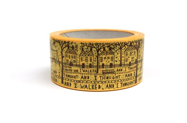 And I Walked Tape (yellow)