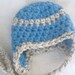 Baby Crochet Hat, Baby Boy Hats, Blue Baby Hat