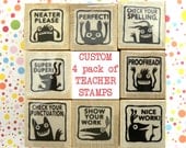 Choose 4 Rubber Stamps
