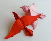 Patttern - PDF Instruction - The Love Birds - a perfect handmade gift for a baby, child or someone special.