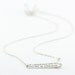 be mischievous and you will not be lonesome - 16" sterling silver fortune cookie necklace with fortune message at clasp