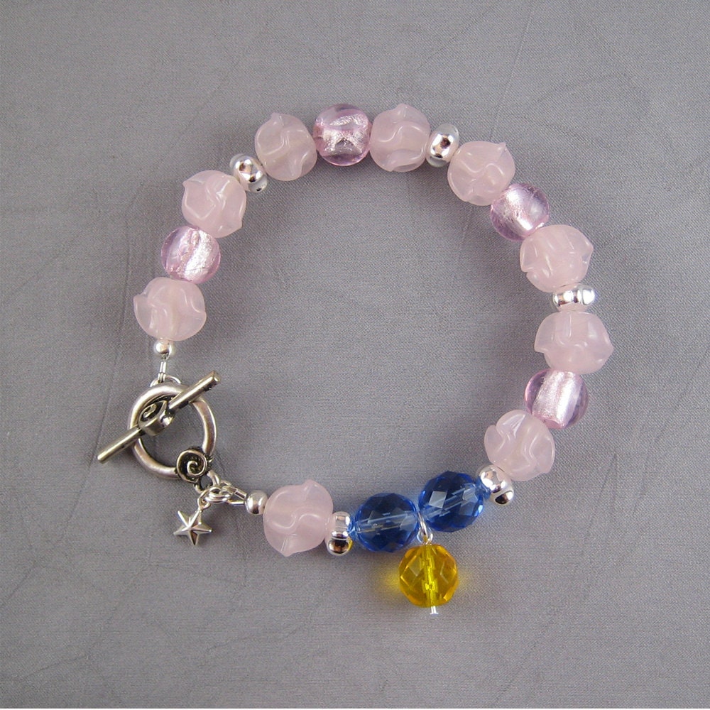 Party Cannon - My Little Pony Friendship is Magic Pinkie Pie MLP bead fandom bracelet