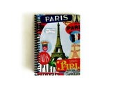 Paris Retro - Notebook Spiral Bound - 4 x 6