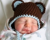 PDF Pattern for Crocheted EarFlap Bear Beanie Size Baby to Toddler (18)