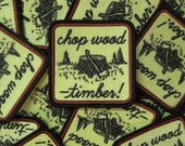 CHOPWOOD sew-on FELT PATCH