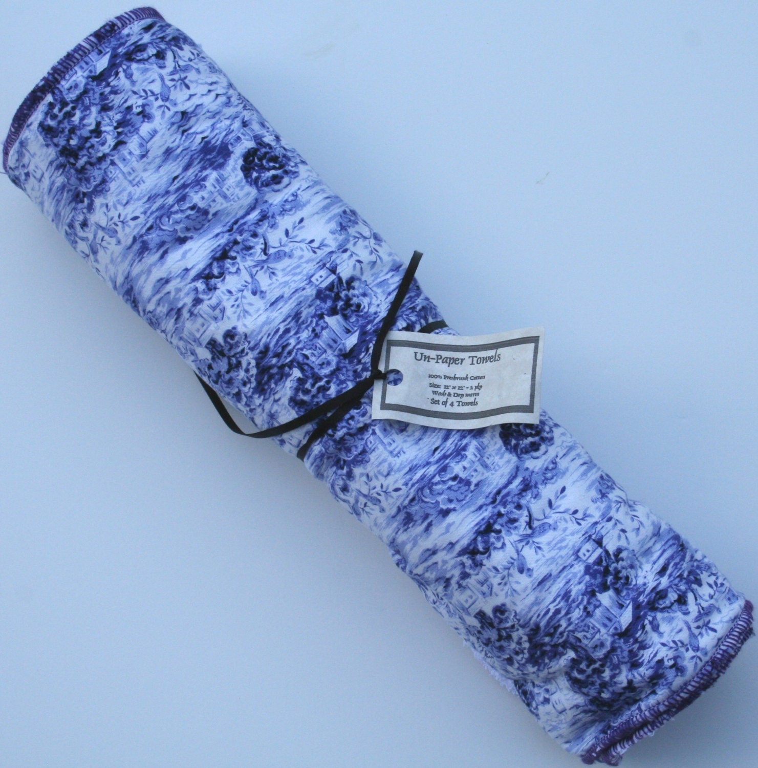 SALE: UnPaper Towels - Purple and White Landscape