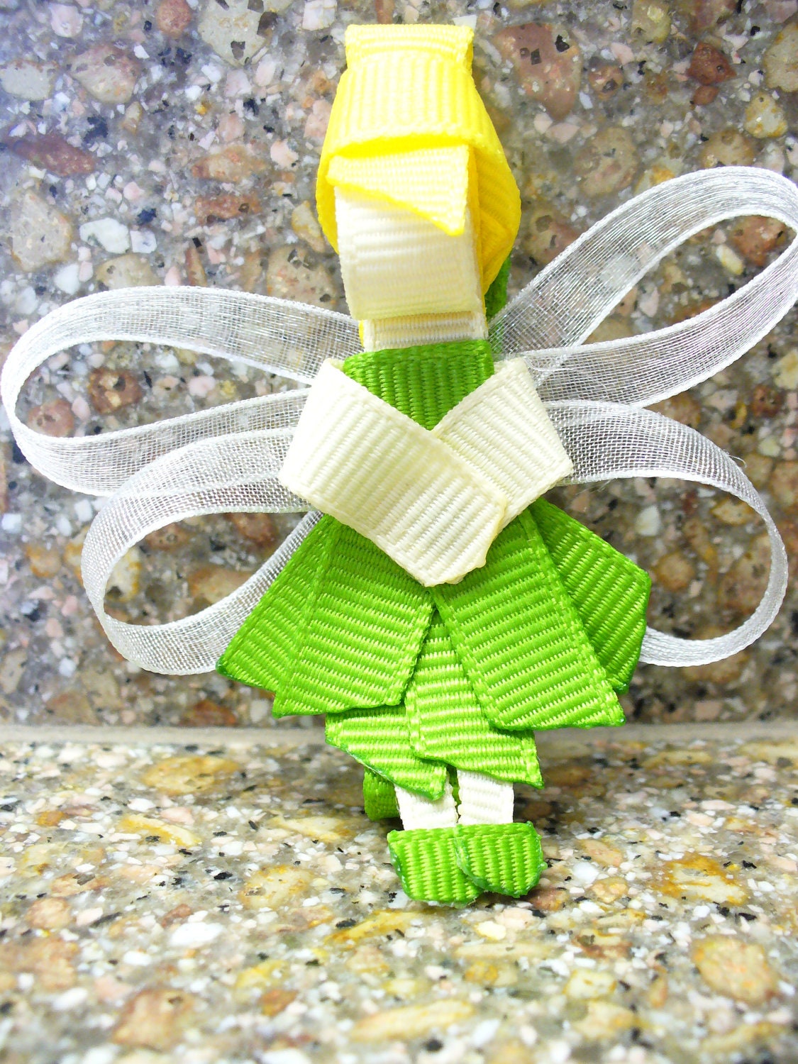 Fairy clippie, custom colors, girls hair accessory