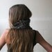 iLEAiYE Chunky Cowl scarf, in a Blue marble toned yarn