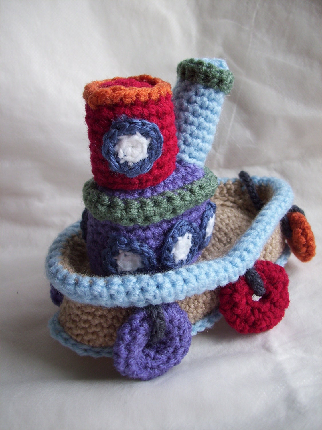 Crochet Tug Boat...PDF Pattern