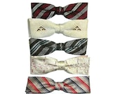 Vintage Clip On Bow Ties x5 ca 1940s Royal Ormond Shur On Instant Collection TREASURY ITEM