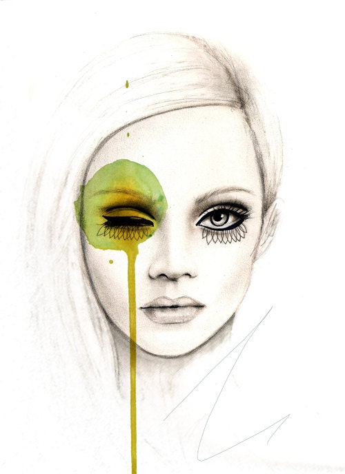Fused  - Fashion Illustration Art Print