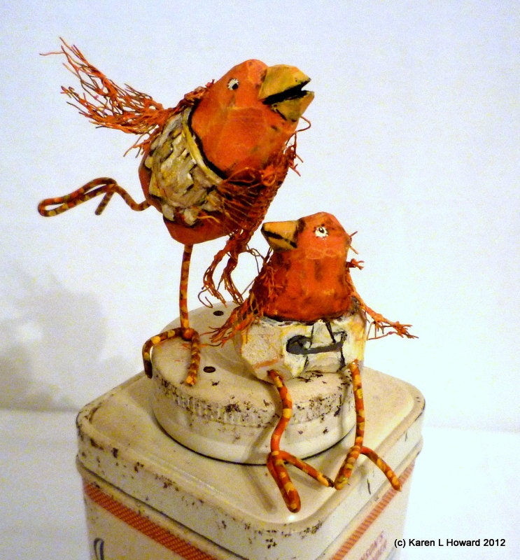Orange Crows on Johnson's Baby Powder - - Free USA Shipping
