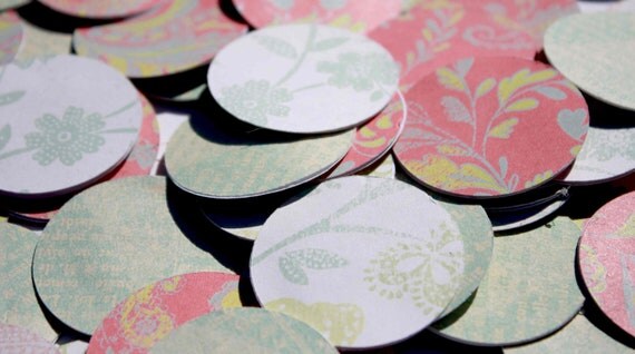 Paper garland - vintage circle banner Il_570xn