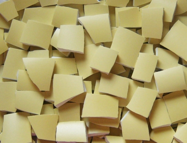 Mosaic Tiles--Mellow Yellow-- 166 Tiles--Great filler tiles