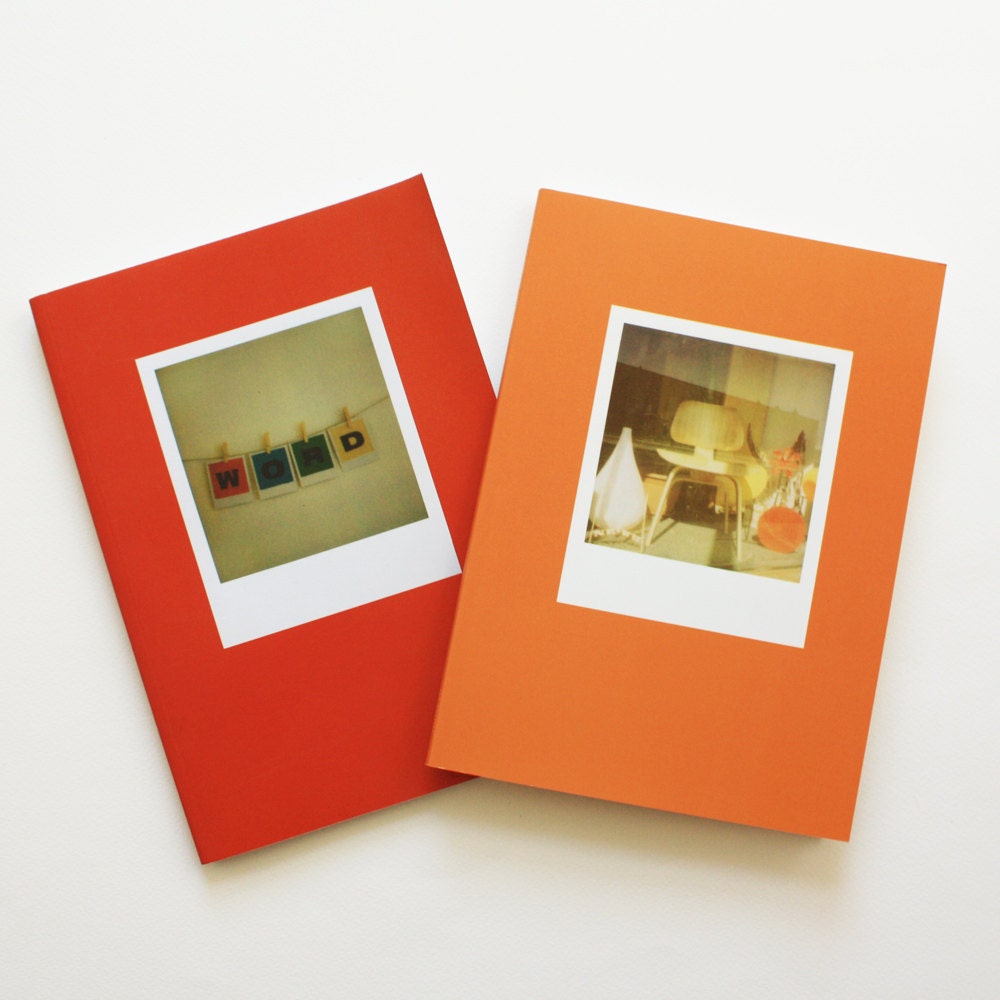 polaroid photography book combo : chairs and W O R D