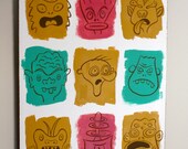 Painting - Horrorwood Squares