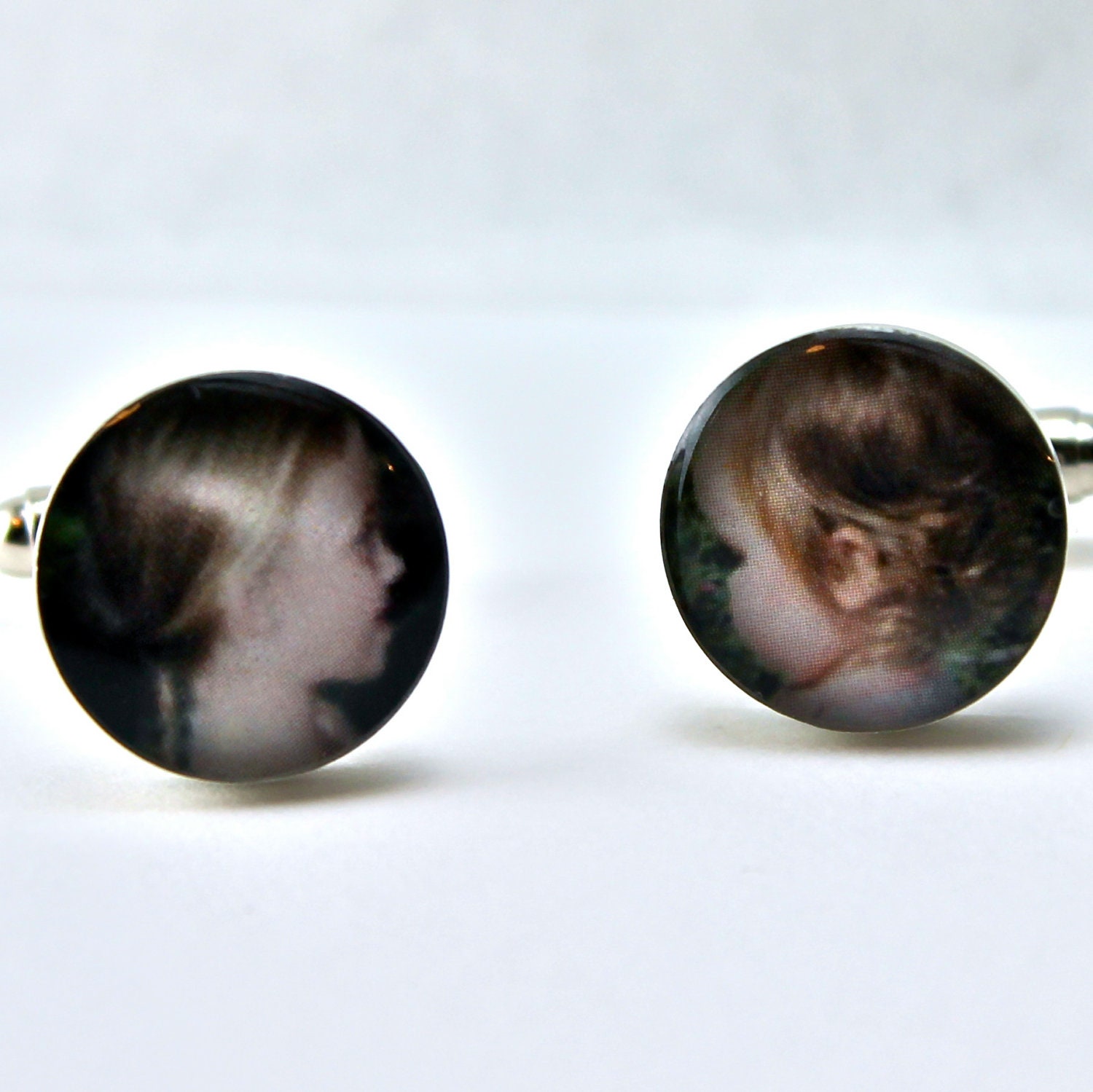 Custom Photo Cufflinks. Customizable for You and Made to Order