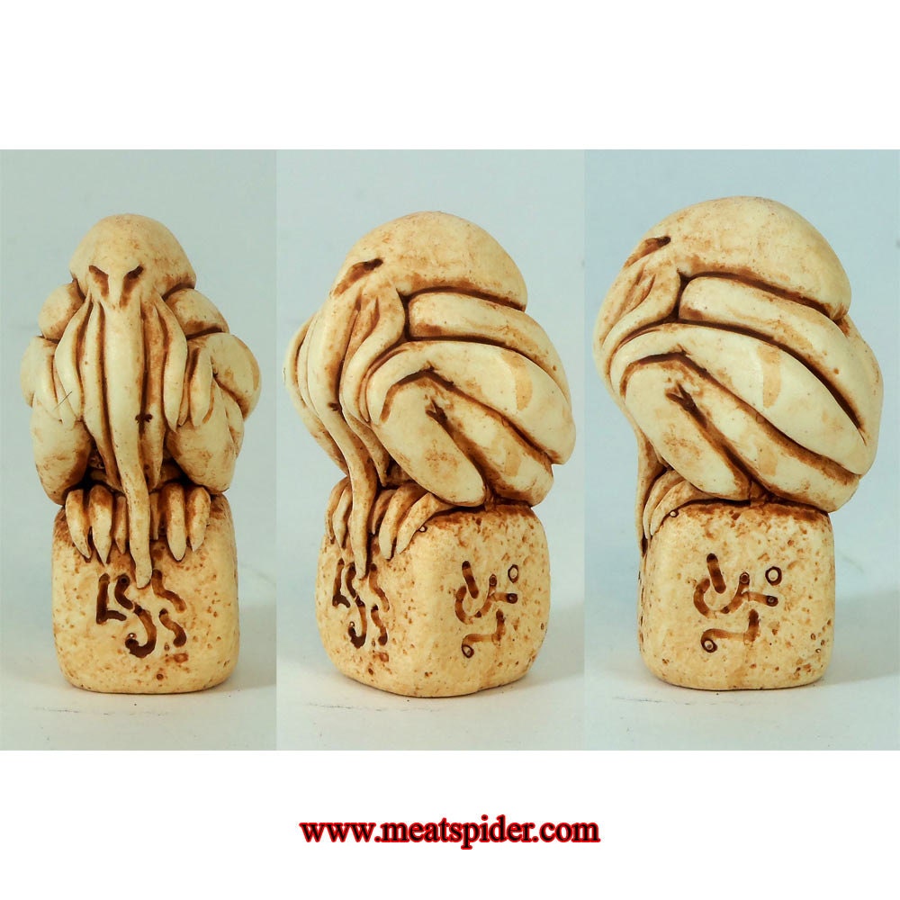 Meatspider Cthulhu Pocket Idol - Ivory Edition
