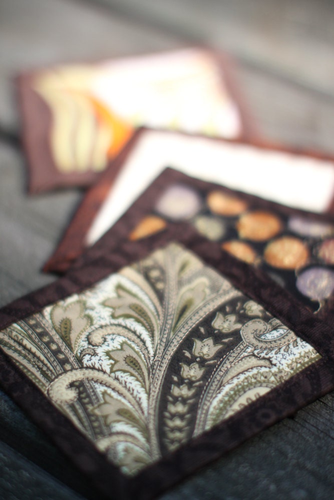 quilted coasters - Chequessett Neck