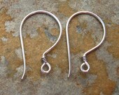 6 Bali Sterling Silver Earwires with Coil 18 x 10mm LOW SHIPPING
